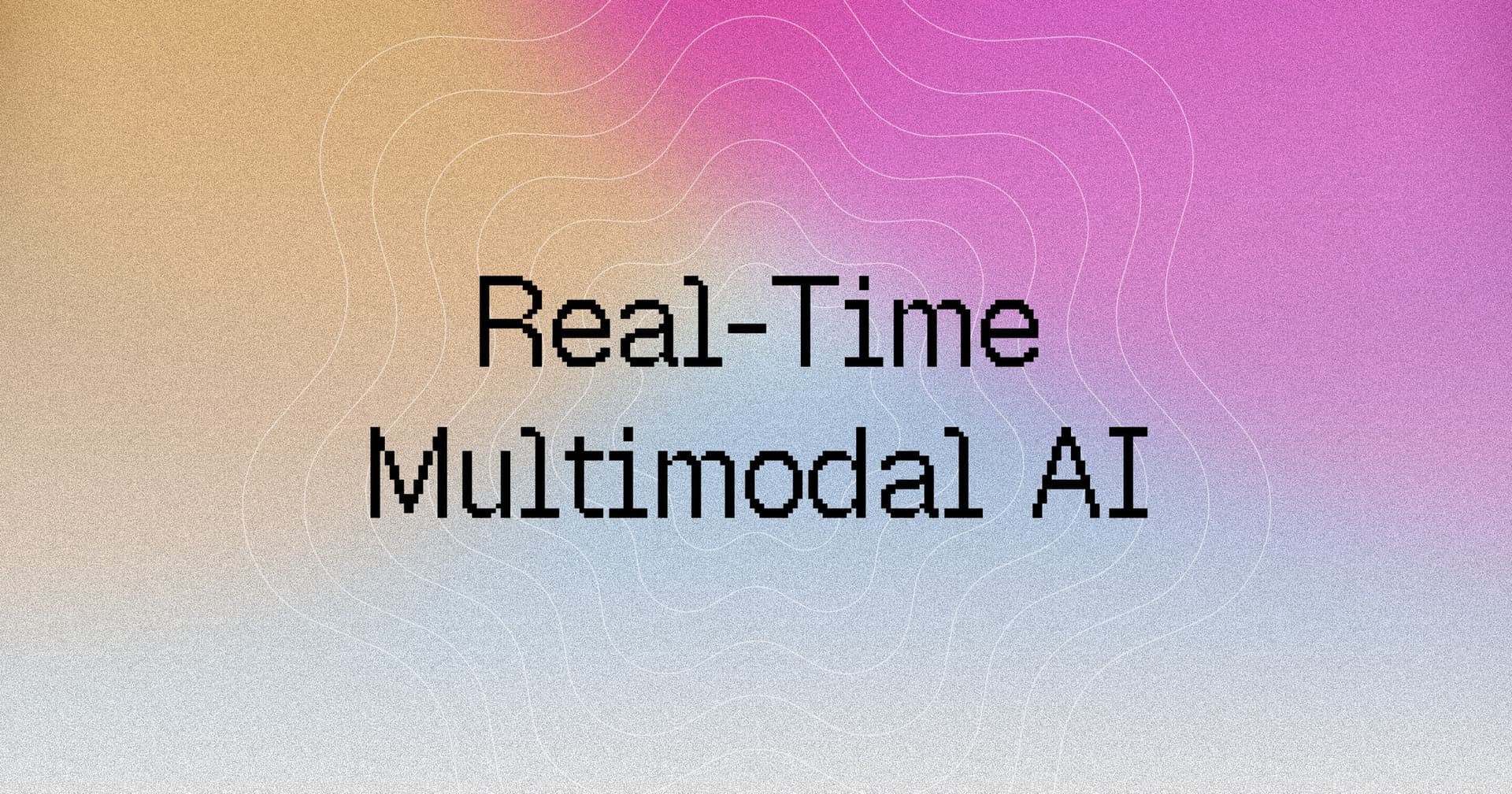 Building real-time multimodal AI — perception, reasoning, and action in real time